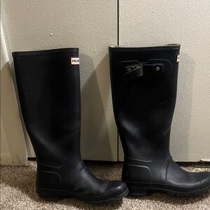 Hunter Classic Deep purple Waterproof Boots